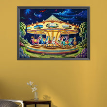Load image into Gallery viewer, AB Diamond Painting - Full Round - Lovers and Carousel (55*40CM)