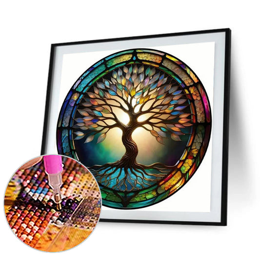 Diamond Painting - Full Round - life Tree (30*30CM)