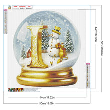 Load image into Gallery viewer, Diamond Painting - Full Round - Christmas crystal ball I (50*50CM)