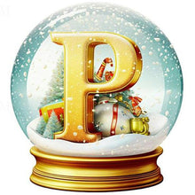 Load image into Gallery viewer, Diamond Painting - Full Round - Christmas crystal ball P (50*50CM)