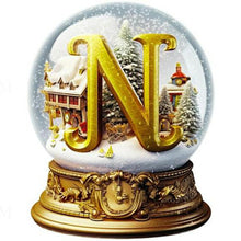 Load image into Gallery viewer, Diamond Painting - Full Round - Christmas crystal ball N (30*30CM)