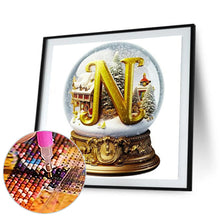 Load image into Gallery viewer, Diamond Painting - Full Round - Christmas crystal ball N (30*30CM)
