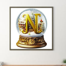 Load image into Gallery viewer, Diamond Painting - Full Round - Christmas crystal ball N (30*30CM)