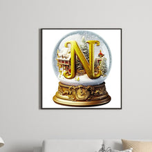Load image into Gallery viewer, Diamond Painting - Full Round - Christmas crystal ball N (30*30CM)