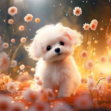 Load image into Gallery viewer, Diamond Painting - Full Round - puppy (30*30CM)