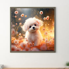 Load image into Gallery viewer, Diamond Painting - Full Round - puppy (30*30CM)