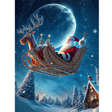 Load image into Gallery viewer, Diamond Painting - Full Round - Santa Claus (30*40CM)