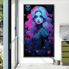 Load image into Gallery viewer, AB Diamond Painting - Full Round - elegant girl (40*70CM)