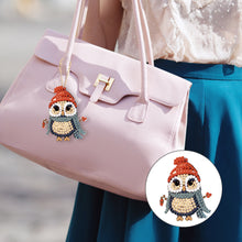 Load image into Gallery viewer, 5PCS Double Sided Full Drill Keyring Diamond Painting Keychain (Small Animal #2)