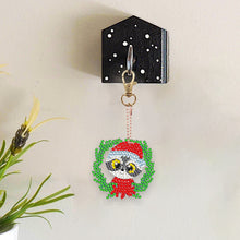 Load image into Gallery viewer, 6PCS Double Sided Full Drill Keyring Diamond Painting Keychain (Small Animal #6)