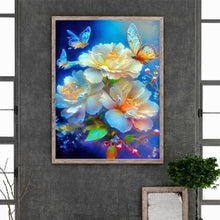 Load image into Gallery viewer, Diamond Painting - Full Round - flowers and butterflies (30*40CM)