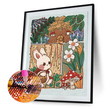Load image into Gallery viewer, Diamond Painting - Full Round - Little Red Riding Hood Rabbit (40*50CM)