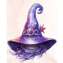 Load image into Gallery viewer, Diamond Painting - Full Round - witch hat (40*50CM)