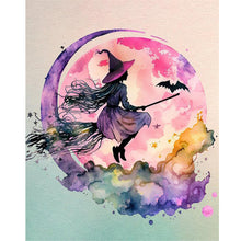 Load image into Gallery viewer, Diamond Painting - Full Round - Flying Little Witch (40*50CM)