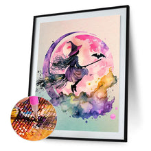 Load image into Gallery viewer, Diamond Painting - Full Round - Flying Little Witch (40*50CM)