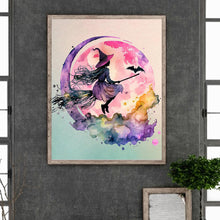 Load image into Gallery viewer, Diamond Painting - Full Round - Flying Little Witch (40*50CM)