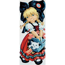 Load image into Gallery viewer, Diamond Painting - Full Round - girl and kitten (30*75CM)