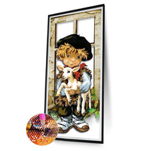 Load image into Gallery viewer, Diamond Painting - Full Round - boy and child (30*75CM)