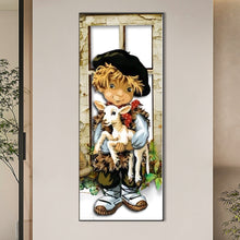 Load image into Gallery viewer, Diamond Painting - Full Round - boy and child (30*75CM)