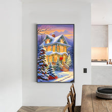 Load image into Gallery viewer, Diamond Painting - Full Round - christmas house (40*60CM)