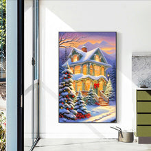 Load image into Gallery viewer, Diamond Painting - Full Round - christmas house (40*60CM)