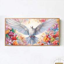 Load image into Gallery viewer, Diamond Painting - Full Round - white dove (60*30CM)