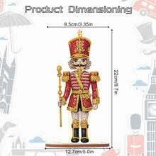 Load image into Gallery viewer, Wooden Crystal Painting Desktop Kit Diamond Art Table Decor(Xmas Nutcracker #14)