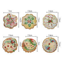 Load image into Gallery viewer, 6PCS Double Sided Special Shape Diamond Painting Keychain (Christmas Cracker)