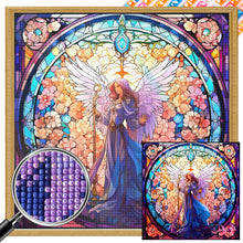 Load image into Gallery viewer, AB Diamond Painting - Full Square - floral angel (30*30CM)
