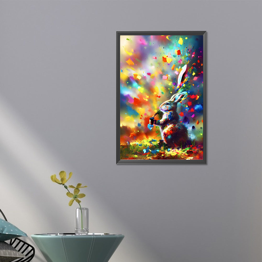 AB Diamond Painting - Full Square - rabbit (40*60CM)