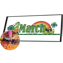 Load image into Gallery viewer, Diamond Painting - Partial Special Shaped - Goblin Calendar (40*20CM)