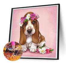 Load image into Gallery viewer, Diamond Painting - Full Round - puppy (30*30CM)