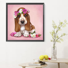 Load image into Gallery viewer, Diamond Painting - Full Round - puppy (30*30CM)