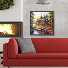 Load image into Gallery viewer, Diamond Painting - Full Round - woods house (30*30CM)