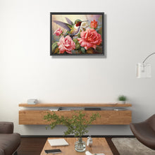 Load image into Gallery viewer, Diamond Painting - Full Square - flower hummingbird (50*40CM)