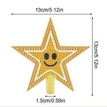Load image into Gallery viewer, Mini Christmas Tree Star Double Sided Diamond Painting Kits Fun Diamond Art Star
