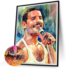 Load image into Gallery viewer, Diamond Painting - Full Round - singer watercolor painting (30*40CM)