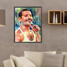Load image into Gallery viewer, Diamond Painting - Full Round - singer watercolor painting (30*40CM)