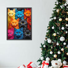 Load image into Gallery viewer, Diamond Painting - Full Round - Colorful cats (30*40CM)