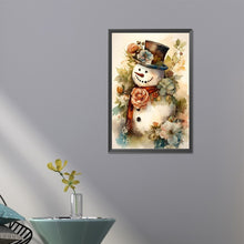 Load image into Gallery viewer, AB Diamond Painting - Full Square - Snowman in costume (40*60CM)