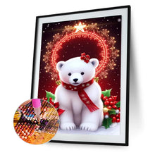Load image into Gallery viewer, Diamond Painting - Full Round - Christmas bear (30*40CM)
