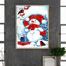 Load image into Gallery viewer, Diamond Painting - Full Round - Christmas snowman (30*40CM)