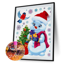 Load image into Gallery viewer, Diamond Painting - Full Round - Christmas snowman (30*40CM)