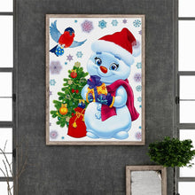 Load image into Gallery viewer, Diamond Painting - Full Round - Christmas snowman (30*40CM)