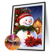 Load image into Gallery viewer, Diamond Painting - Full Round - Christmas snowman (30*40CM)
