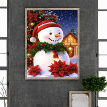 Load image into Gallery viewer, Diamond Painting - Full Round - Christmas snowman (30*40CM)