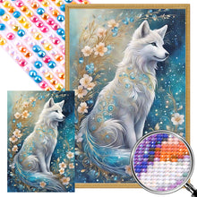 Load image into Gallery viewer, AB Diamond Painting - Full Round - arctic fox (40*60CM)