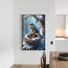 Load image into Gallery viewer, Diamond Painting - Full Round - animals in the snow (40*60CM)