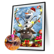 Load image into Gallery viewer, Diamond Painting - Full Round - Frozen Snowman (30*40CM)