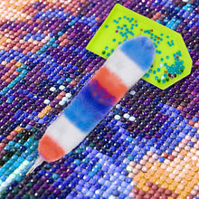 Load image into Gallery viewer, Plush Diamond Painting Drill Pens Diamond Art Painting Tools Pen (Blue Orange)